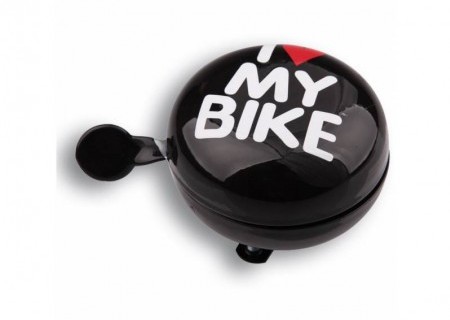 Динг-Донг Green Cycle GCB-1058S I love my bike диаметр 80мм черный