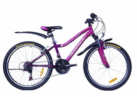 Велосипед Winner 24 Candy 13 фиолетово-малиновый