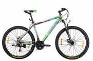 Велосипед Kinetic 27.5 Unic - steel 17 серо-зеленый (win17-074)