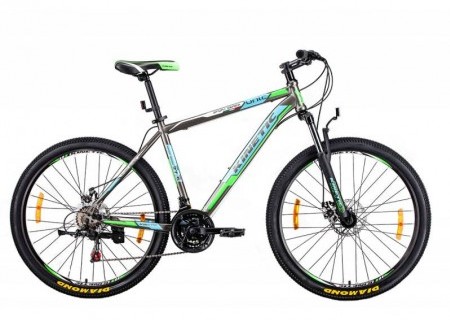 Велосипед Kinetic 27.5 Unic - steel 17 серо-зеленый (win17-074)
