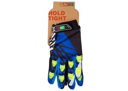 Перчатки Green Cycle NC-2357-2014 MTB с закрытыми пальцами L сине-белые