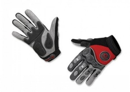 Перчатки EXUSTAR CG510 серый/красный/черный M