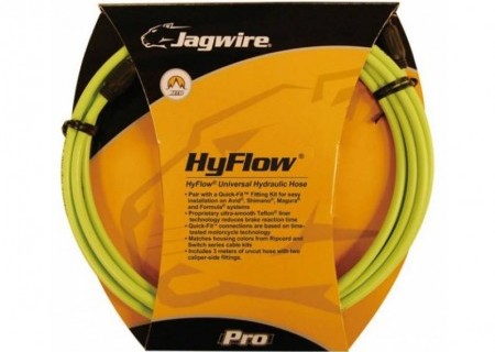 Комплект JAGWIRE Mountain Pro (HYFLOW) HBK406 под гидравл. тормоз (Teflon/Kevlar) - Organic Green