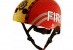 Шлем детский Kiddi Moto пожарный, красный, размер M 53-58см
