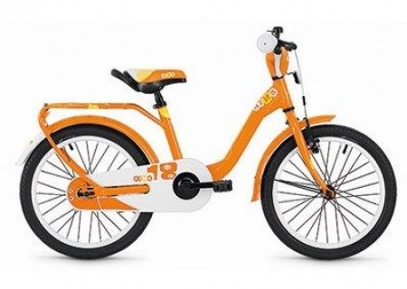Велосипед S’cool niXe18 1 speed + боковые колесики оранжевый