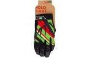 Перчатки Green Cycle NC-2361-2014 MTB с закрытыми пальцами S черно-красно-зеленый