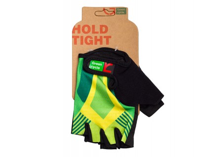 Перчатки Green Cycle NC-2535-2015 Light без пальцев XL зелено-желтые