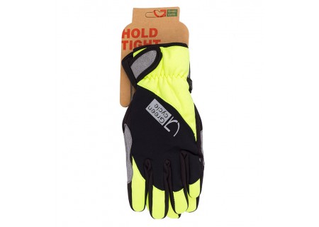 Перчатки Green Cycle NC-2582-2015 Winter с закрытыми пальцами XL черно-зеленые